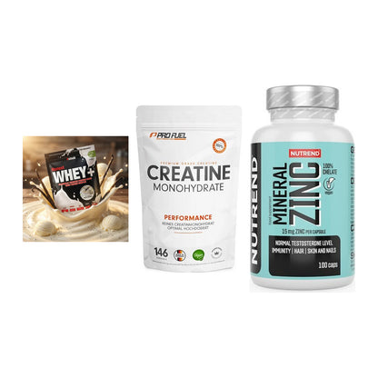 Einsteiger-Set: Sinob Honest + ProFuel Creatine + Nutrend Zinc – alle enthaltenen Artikel