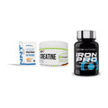 Einsteiger-Set: NNT Whey + MST Creatin Pro CREAPURE + Scitec Iron Pro – alle enthaltenen Artikel