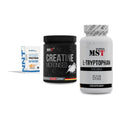 Einsteiger-Set: NNT Whey + MST Creatin + MST Tryptophan – alle enthaltenen Artikel