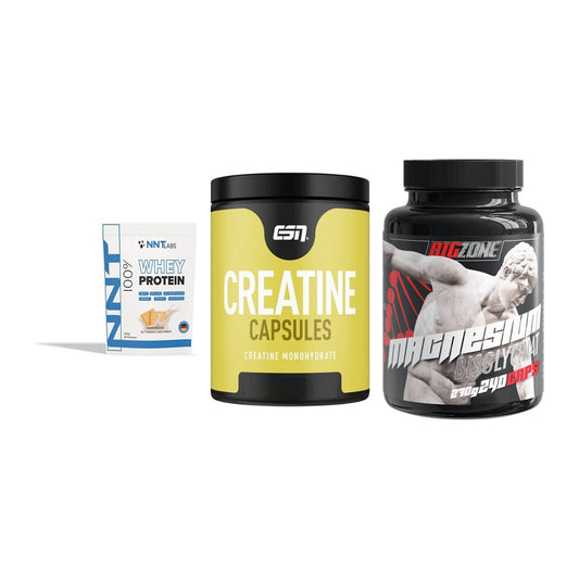 Einsteiger-Set: NNT Whey + ESN Ultrapure + Big Zone Magnesi – alle enthaltenen Artikel