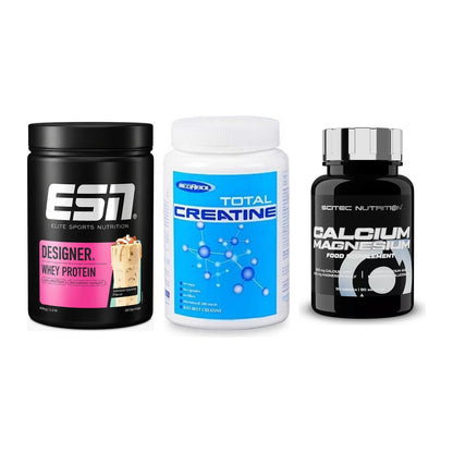 Einsteiger-Set: ESN Designer + Megabol Total + Scitec Calcium – alle enthaltenen Artikel