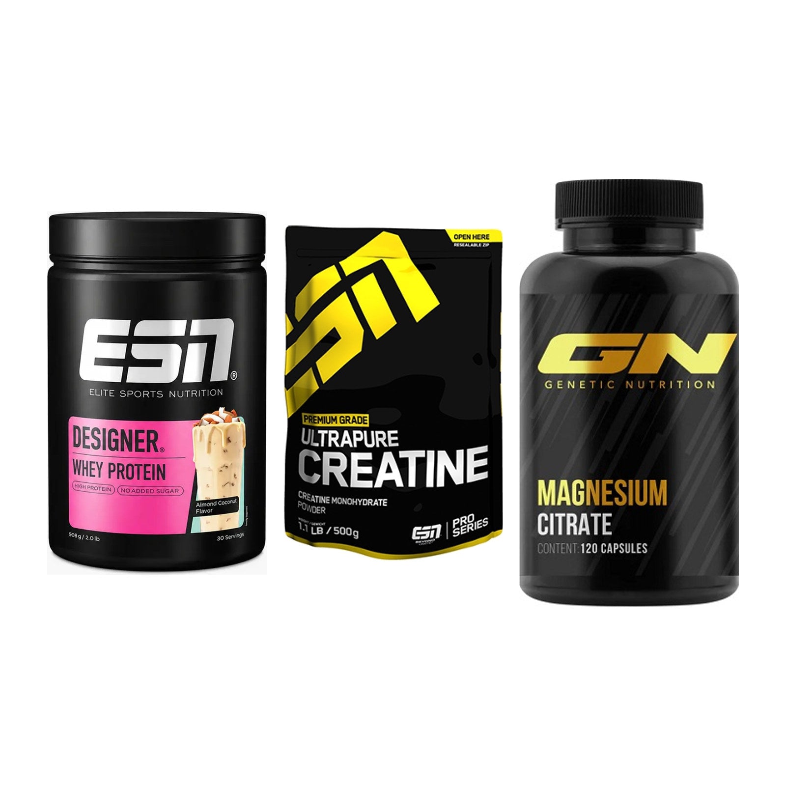 Einsteiger-Set: ESN Designer + ESN Ultrapure + GN Magnesium – alle enthaltenen Artikel