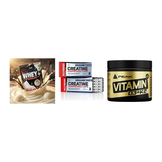Einsteiger-Set: Sinob Honest + Nutrend Creatine + Peak Vitamin – alle enthaltenen Artikel