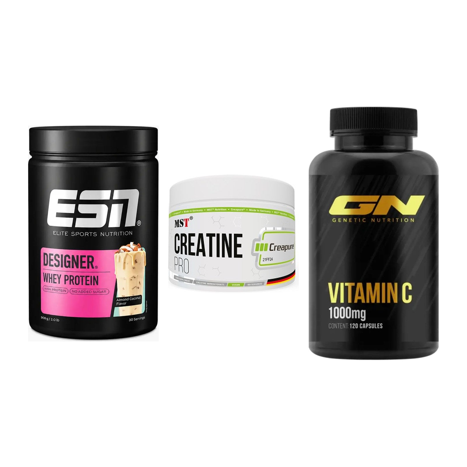 Einsteiger-Set: ESN Designer + MST Creatin Pro + GN Vitamin C – alle enthaltenen Artikel