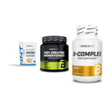 Einsteiger-Set: NNT Whey + BioTech Creatine + BioTech B – alle enthaltenen Artikel