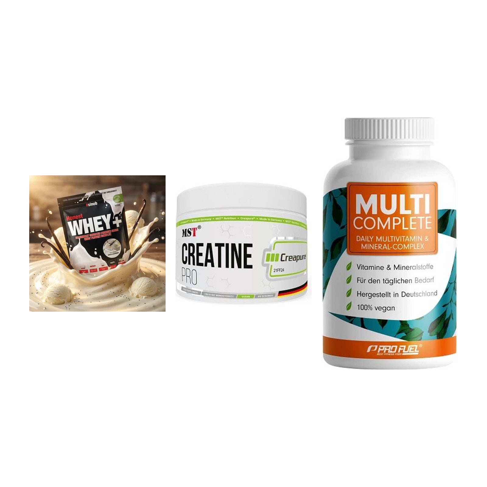 Einsteiger-Set: Sinob Honest + MST Creatin Pro + ProFuel MULTI – alle enthaltenen Artikel