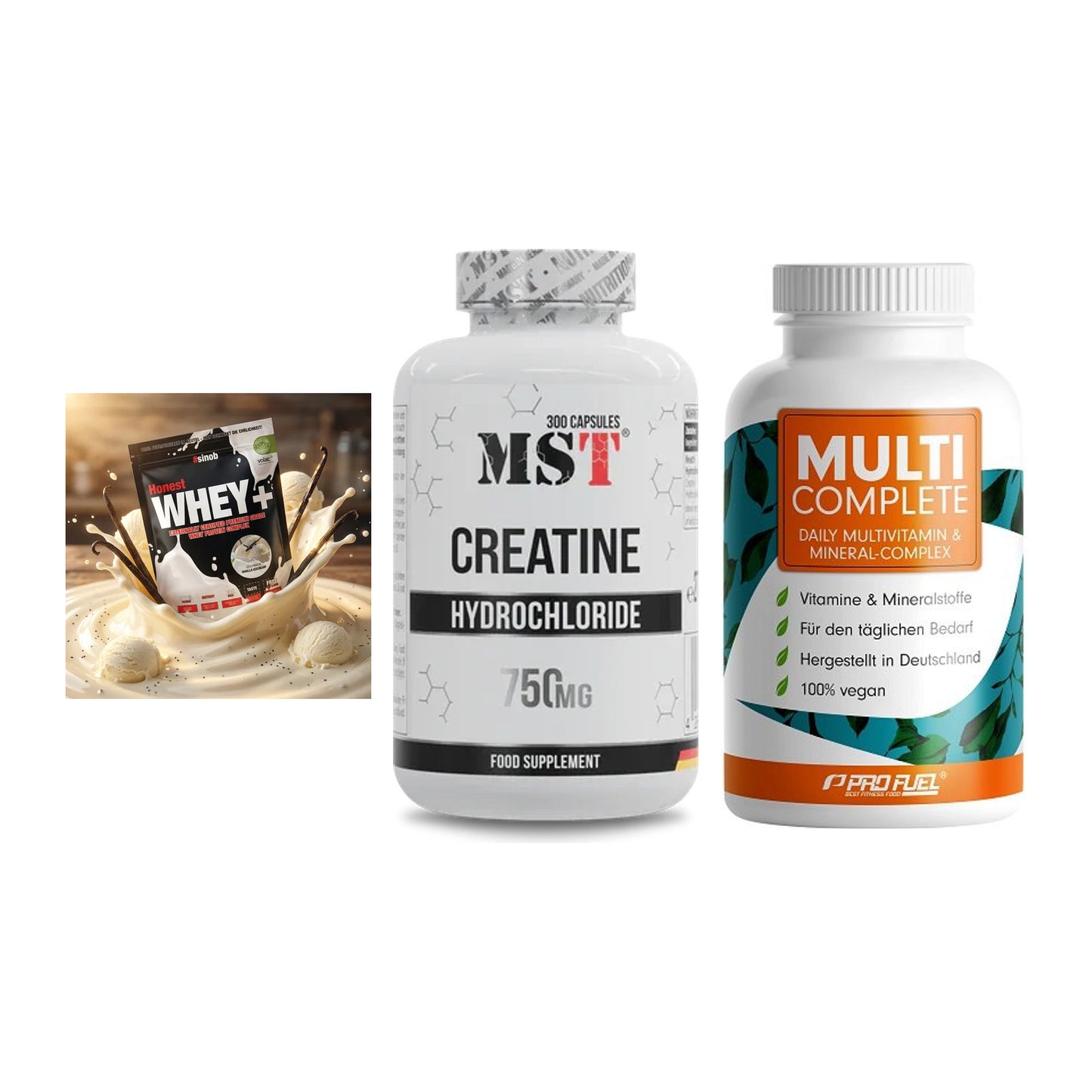 Einsteiger-Set: Sinob Honest + MST Creatine HCL + ProFuel MULTI – alle enthaltenen Artikel