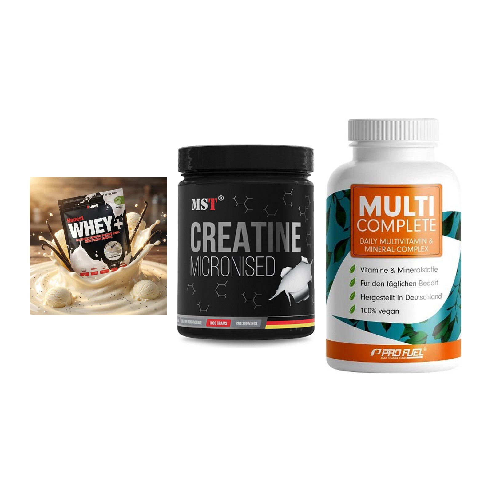 Einsteiger-Set: Sinob Honest + MST Creatin + ProFuel MULTI – alle enthaltenen Artikel