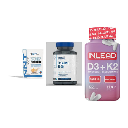 Einsteiger-Set: NNT Whey + Applied Nutritio + INLEAD Vitamin – alle enthaltenen Artikel