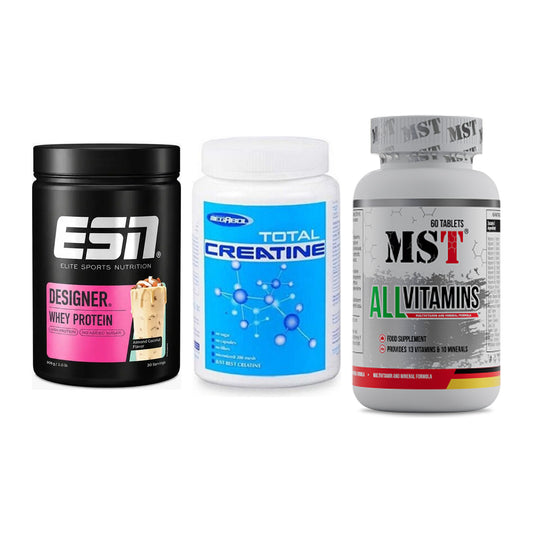 Einsteiger-Set: ESN Designer + Megabol Total + MST All Vitamins – alle enthaltenen Artikel
