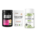 Einsteiger-Set: ESN Designer + ProFuel Creatine + Sinob Vitamin D3 – alle enthaltenen Artikel