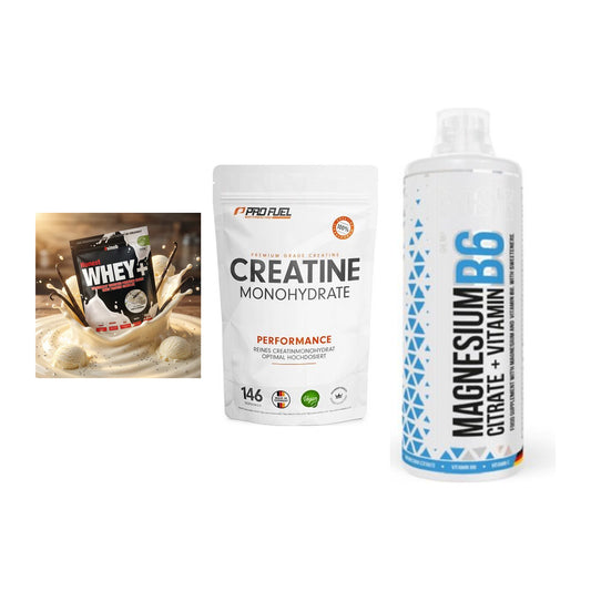 Einsteiger-Set: Sinob Honest + ProFuel Creatine + MST Magnesium B6 – alle enthaltenen Artikel