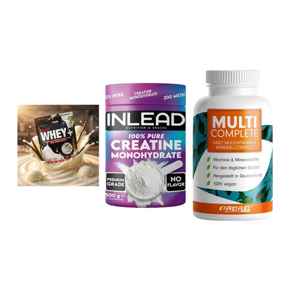 Einsteiger-Set: Sinob Honest + INLEAD Creatine + ProFuel MULTI – alle enthaltenen Artikel