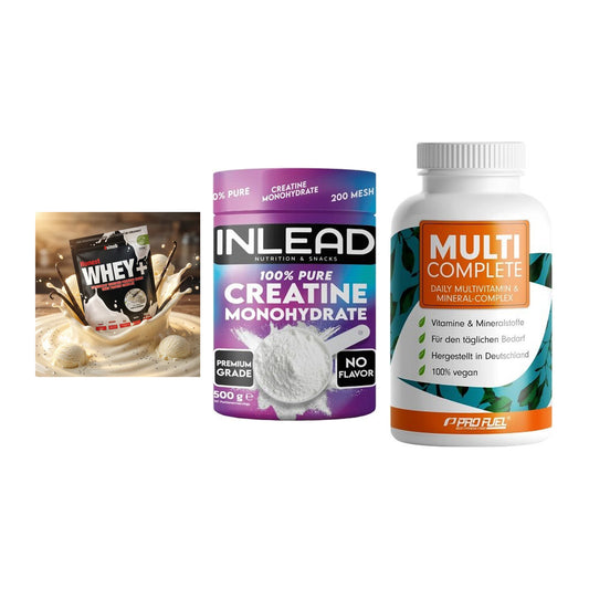 Einsteiger-Set: Sinob Honest + INLEAD Creatine + ProFuel MULTI – alle enthaltenen Artikel