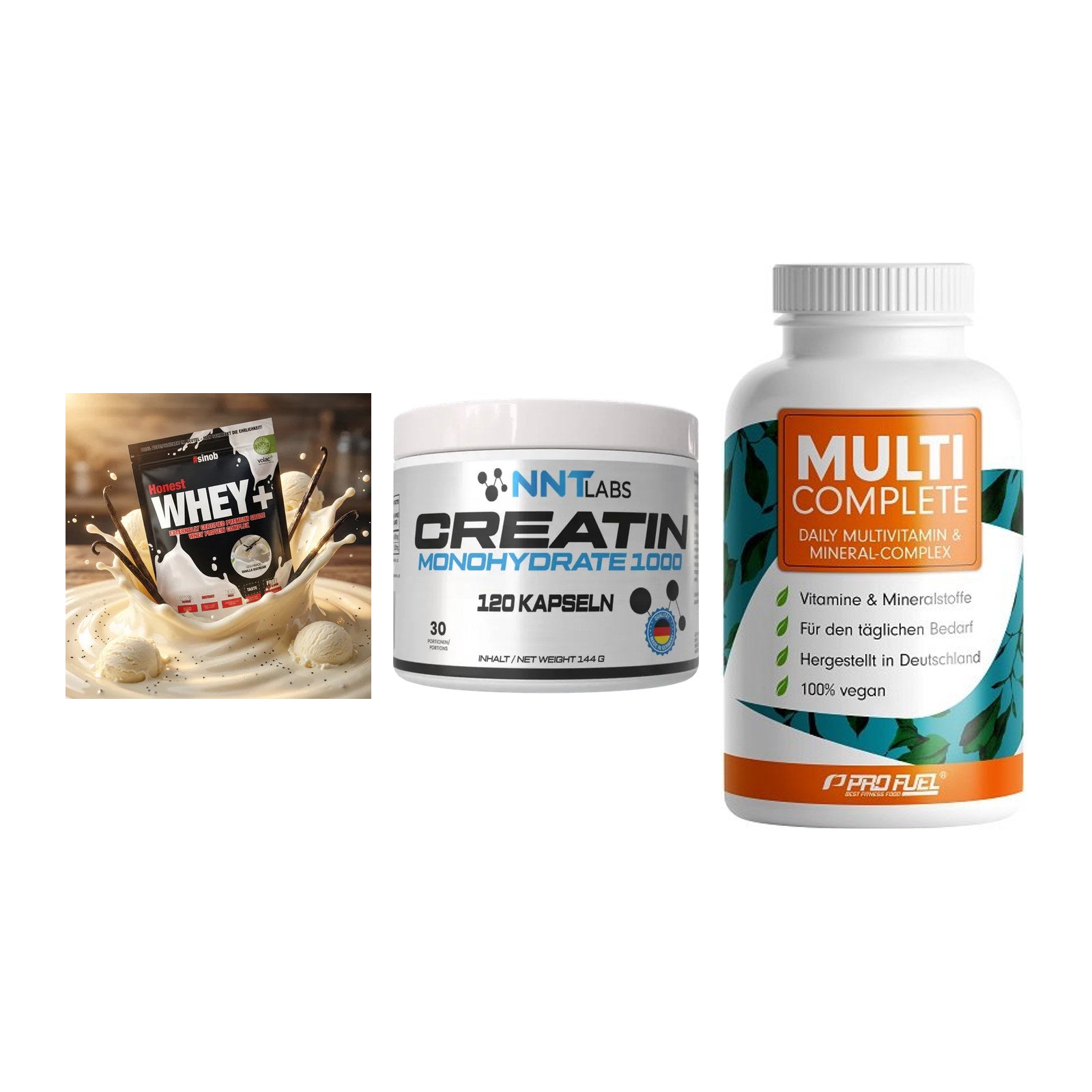 Einsteiger-Set: Sinob Honest + NNT Creatin 1000 + ProFuel MULTI – alle enthaltenen Artikel