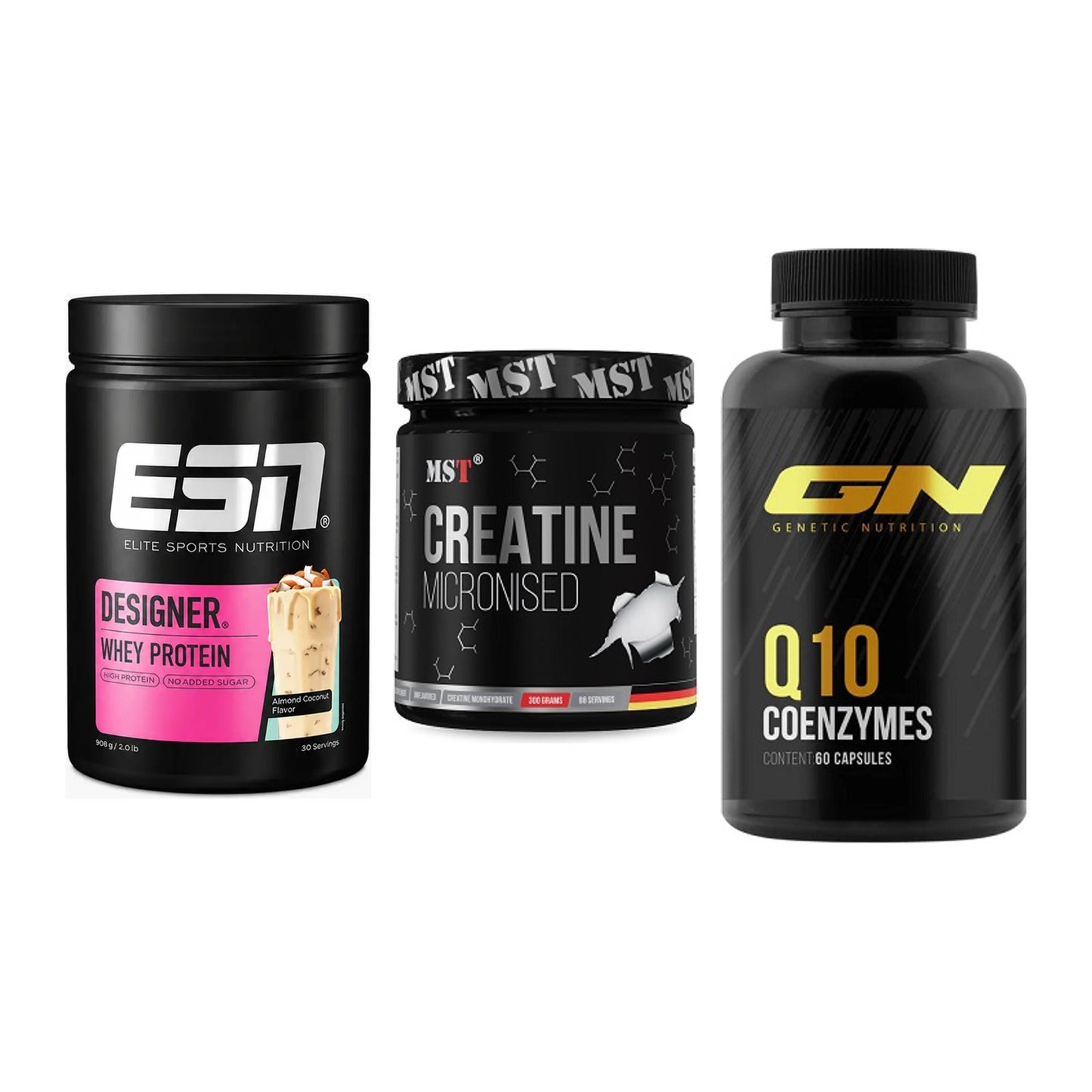 Einsteiger-Set: ESN Designer + MST Creatin + GN Q10 Health – alle enthaltenen Artikel
