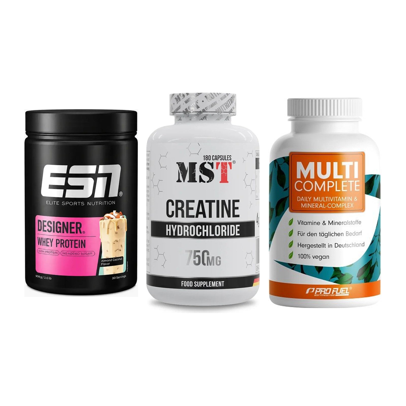 Einsteiger-Set: ESN Designer + MST Creatine HCL + ProFuel MULTI – alle enthaltenen Artikel