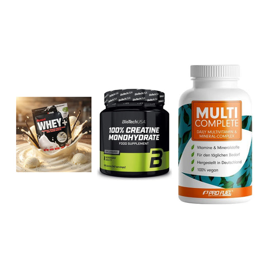 Einsteiger-Set: Sinob Honest + BioTech Creatine + ProFuel MULTI – alle enthaltenen Artikel