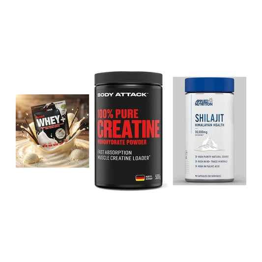 Einsteiger-Set: Sinob Honest + Body Attack 100% + Applied Nutritio – alle enthaltenen Artikel