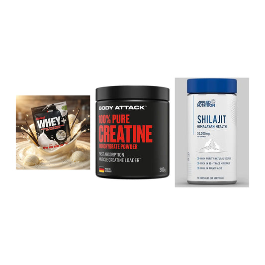 Einsteiger-Set: Sinob Honest + Body Attack 100% + Applied Nutritio – alle enthaltenen Artikel