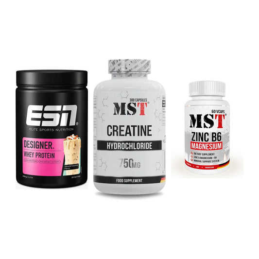 Einsteiger-Set: ESN Designer + MST Creatine HCL + MST Zinc – alle enthaltenen Artikel