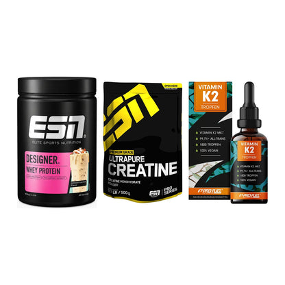 Einsteiger-Set: ESN Designer + ESN Ultrapure + ProFuel Vitamin – alle enthaltenen Artikel