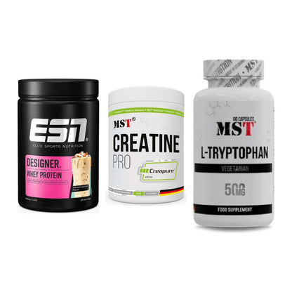 Einsteiger-Set: ESN Designer + MST Creatin Pro + MST Tryptophan – alle enthaltenen Artikel