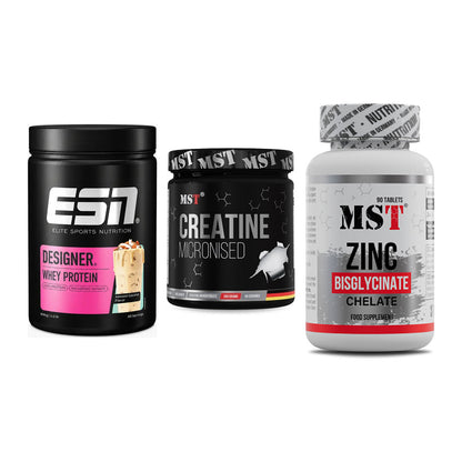 Einsteiger-Set: ESN Designer + MST Creatin + MST Zinc Chelate – alle enthaltenen Artikel