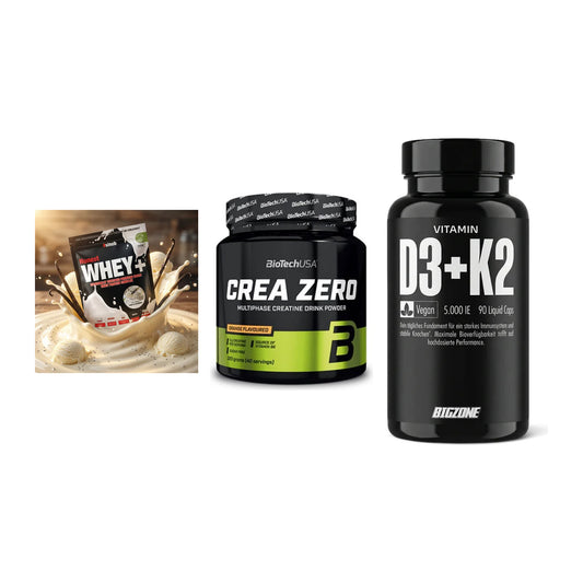 Einsteiger-Set: Sinob Honest + BioTech Crea + Big Zone Vitamin – alle enthaltenen Artikel