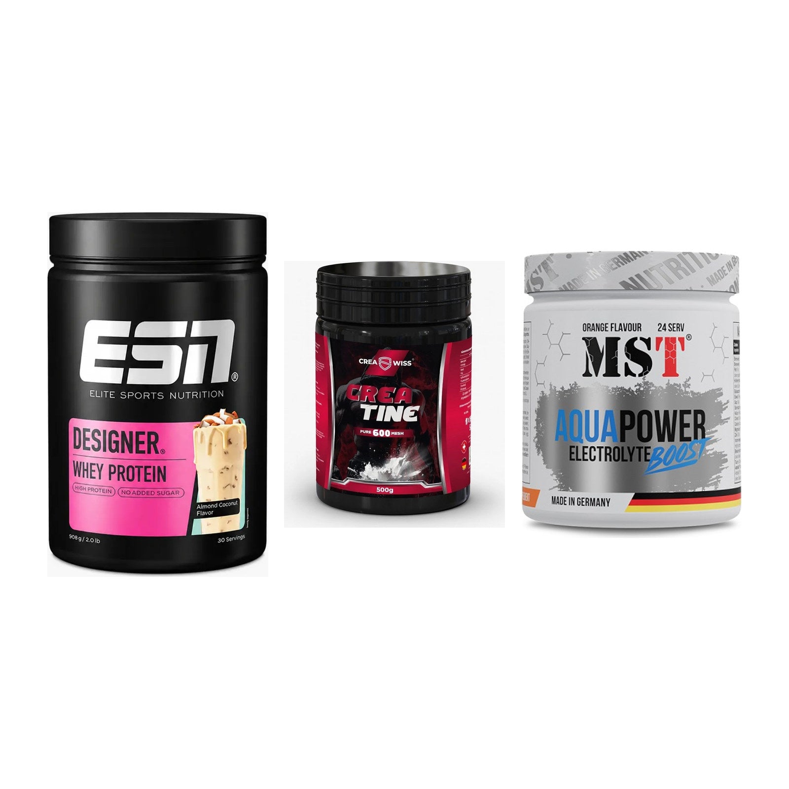 Einsteiger-Set: ESN Designer + CREASWISS + MST Aqua Power – alle enthaltenen Artikel