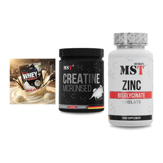 Einsteiger-Set: Sinob Honest + MST Creatin + MST Zinc Chelate – alle enthaltenen Artikel
