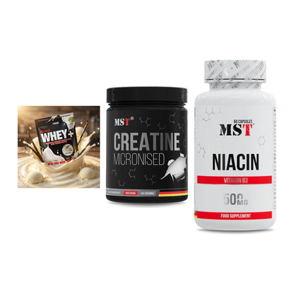 Einsteiger-Set: Sinob Honest + MST Creatin + MST Niacin – alle enthaltenen Artikel
