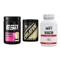 Einsteiger-Set: ESN Designer Whey + Peak Creatin Powder + MST Niacin – alle enthaltenen Artikel