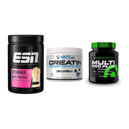 Einsteiger-Set: ESN Designer + NNT Creatin 1000 + Scitec Multi Pro – alle enthaltenen Artikel