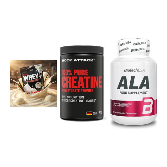 Einsteiger-Set: Sinob Honest + Body Attack 100% + BioTech ALA – alle enthaltenen Artikel