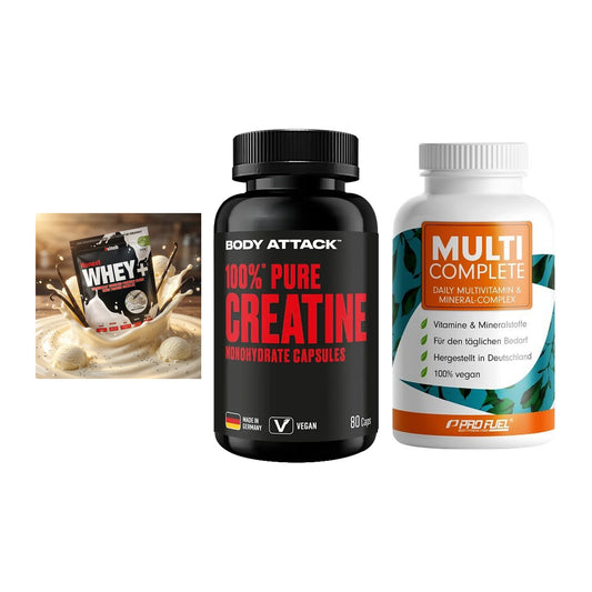 Einsteiger-Set: Sinob Honest + Body Attack 100% + ProFuel MULTI – alle enthaltenen Artikel