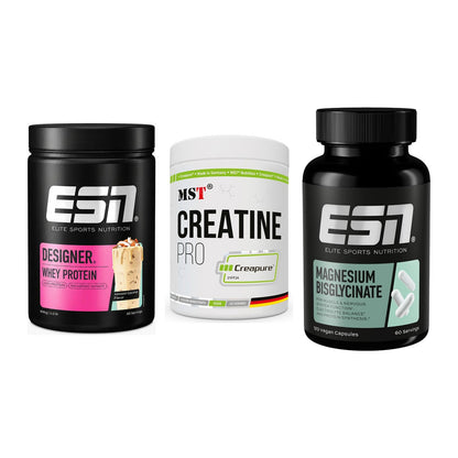 Einsteiger-Set: ESN Designer + MST Creatin Pro + ESN Magnesium – alle enthaltenen Artikel