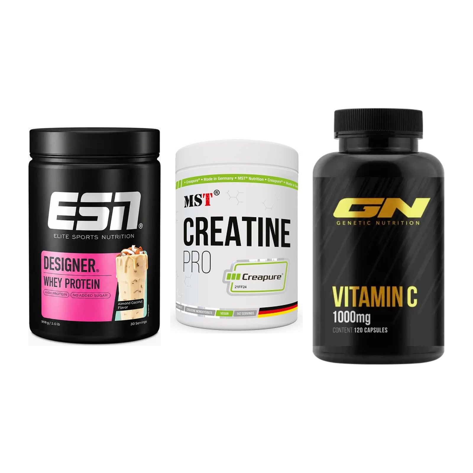 Einsteiger-Set: ESN Designer + MST Creatin Pro + GN Vitamin C – alle enthaltenen Artikel