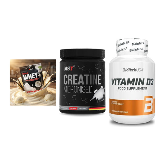 Einsteiger-Set: Sinob Honest + MST Creatin + BioTech Vitamin – alle enthaltenen Artikel