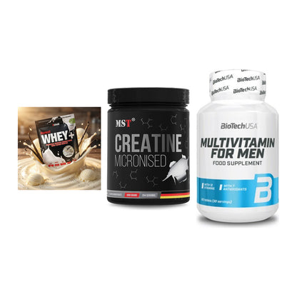 Einsteiger-Set: Sinob Honest + MST Creatin + BioTech Multivit – alle enthaltenen Artikel