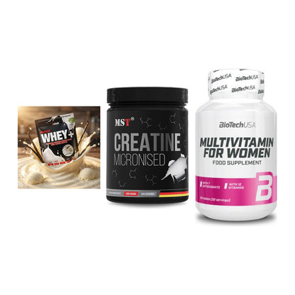 Einsteiger-Set: Sinob Honest + MST Creatin + BioTech Multivit – alle enthaltenen Artikel