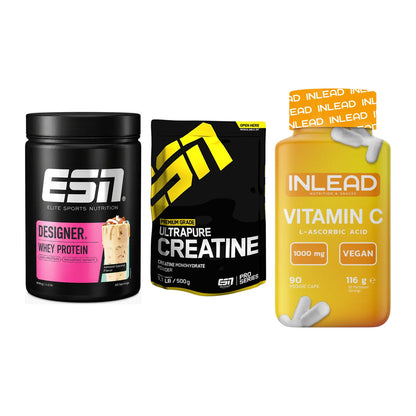 Einsteiger-Set: ESN Designer + ESN Ultrapure + INLEAD Vitamin C – alle enthaltenen Artikel