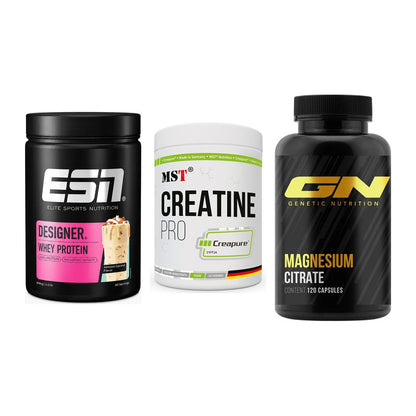 Einsteiger-Set: ESN Designer + MST Creatin Pro + GN Magnesium – alle enthaltenen Artikel