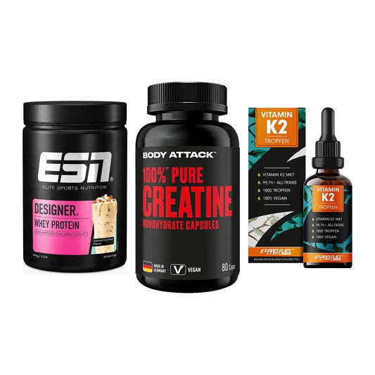 Einsteiger-Set: ESN Designer + Body Attack 100% + ProFuel Vitamin – alle enthaltenen Artikel