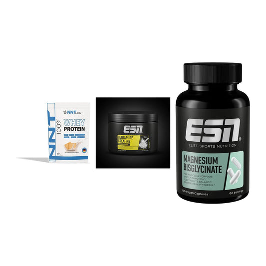 Einsteiger-Set: NNT Whey + ESN Ultrapure + ESN Magnesium – alle enthaltenen Artikel