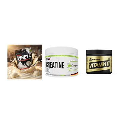 Einsteiger-Set: Sinob Honest + MST Creatin Pro + Peak Vitamin D – alle enthaltenen Artikel
