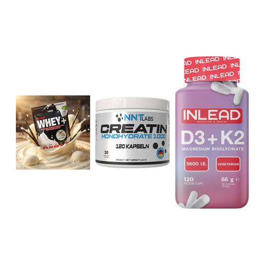 Einsteiger-Set: Sinob Honest + NNT Creatin 1000 + INLEAD Vitamin – alle enthaltenen Artikel