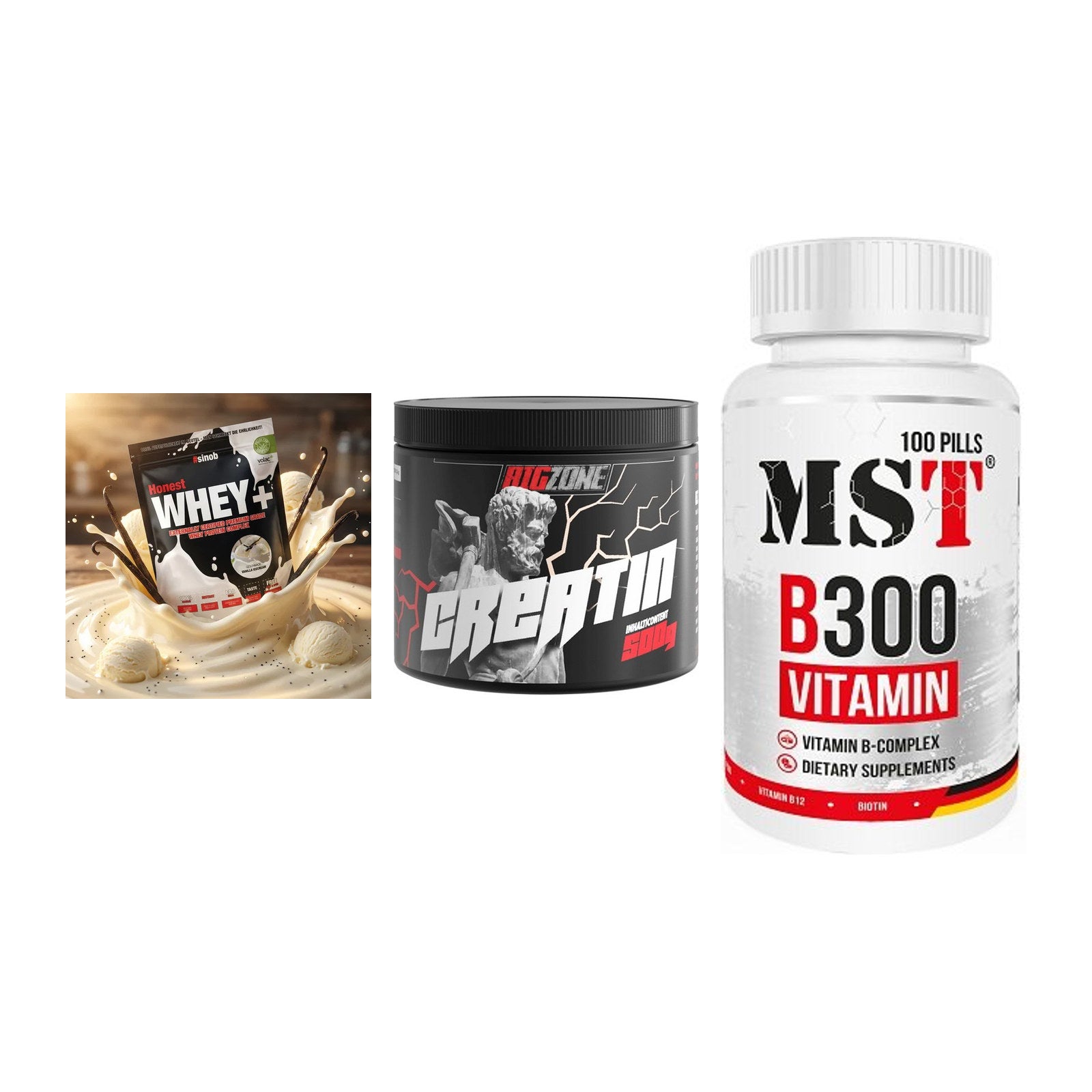 Einsteiger-Set: Sinob Honest + Big Zone Creatin + MST B300 B-Compl – alle enthaltenen Artikel