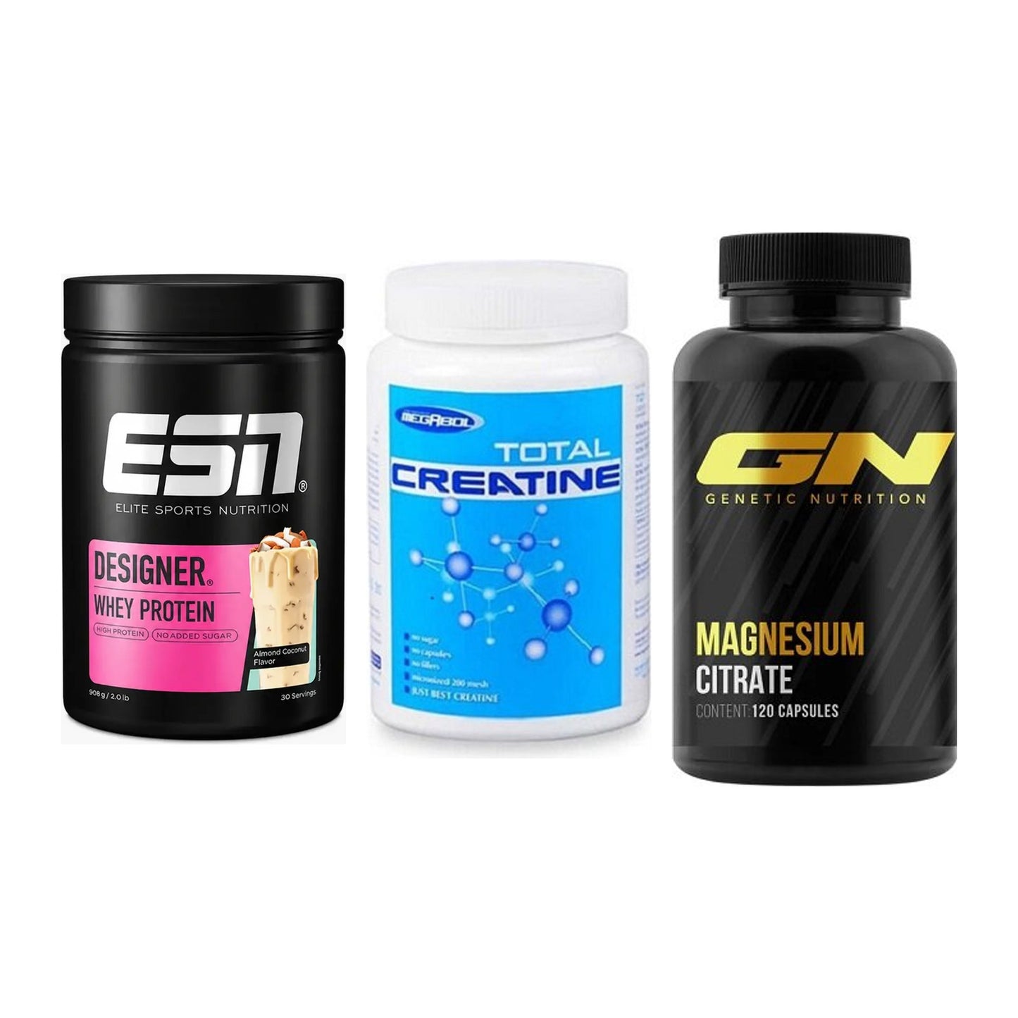 Einsteiger-Set: ESN Designer + Megabol Total + GN Magnesium – alle enthaltenen Artikel