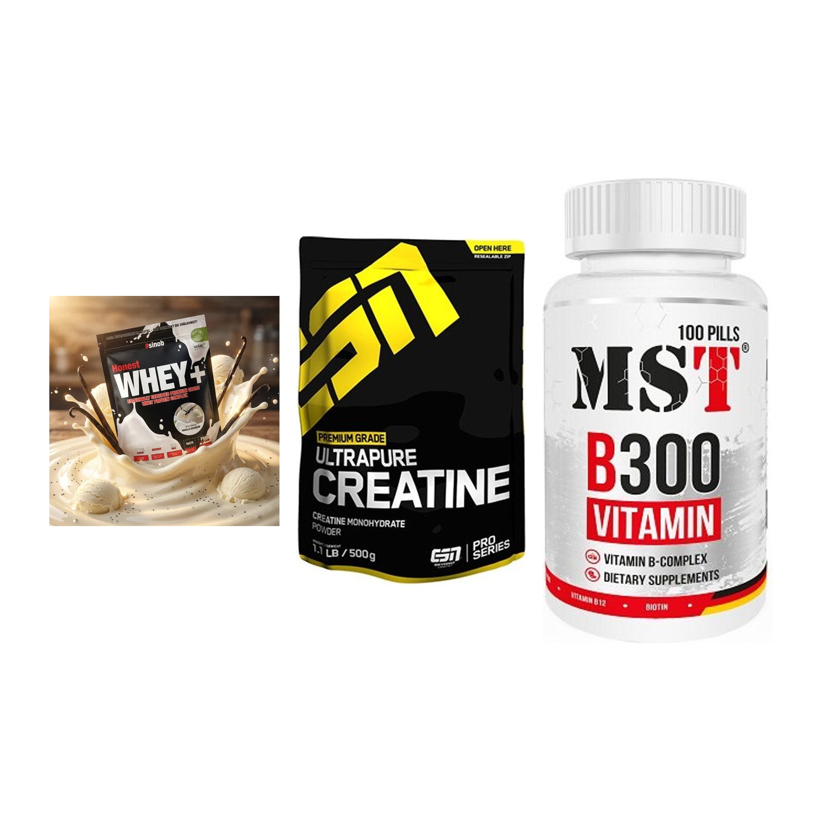 Einsteiger-Set: Sinob Honest + ESN Ultrapure + MST B300 B-Compl – alle enthaltenen Artikel
